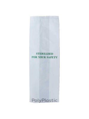 ถุงครอบแก้ว Sanitary Bag ขนาด 3x9 นิ้ว