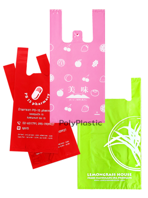 ตัวอย่างถุงสั่งทำ ถุงช้อปปิ้ง