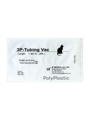 ตัวอย่างถุงสั่งทำ งานโรงงาน ถุงพิมพ์โลโก้ 3P Tubing Vac
