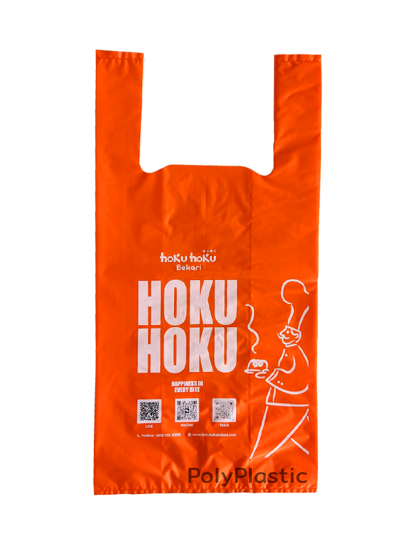 ตัวอย่างถุงสั่งทำ ถุงช้อปปิ้ง Hoku Hoku
